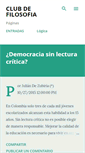 Mobile Screenshot of clubdefilosofia10.blogspot.com