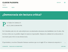 Tablet Screenshot of clubdefilosofia10.blogspot.com