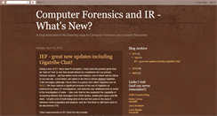 Desktop Screenshot of newinforensics.blogspot.com