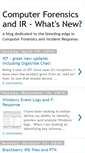 Mobile Screenshot of newinforensics.blogspot.com