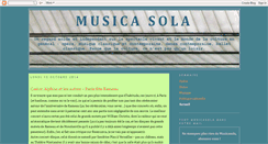 Desktop Screenshot of musicasola.blogspot.com