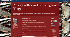 Desktop Screenshot of corksbottlesbrokenglass.blogspot.com