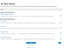 Tablet Screenshot of jhteenpower.blogspot.com