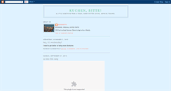 Desktop Screenshot of kuchenbitte.blogspot.com