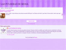 Tablet Screenshot of laspulserasdemoda.blogspot.com