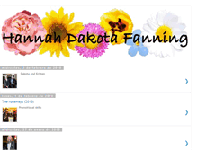 Tablet Screenshot of dakota-fanning-fan.blogspot.com