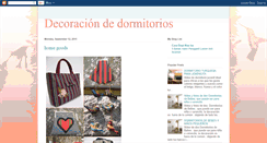 Desktop Screenshot of decoracion-dedormitorios.blogspot.com
