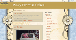 Desktop Screenshot of pinkypromisecakes.blogspot.com