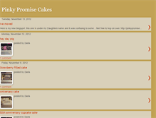 Tablet Screenshot of pinkypromisecakes.blogspot.com