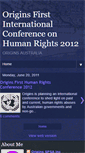 Mobile Screenshot of humanrightsconference2013.blogspot.com