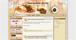 Desktop Screenshot of lasrecetasdefer.blogspot.com