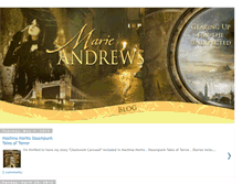 Tablet Screenshot of marieandrewsauthor.blogspot.com