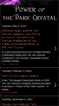 Mobile Screenshot of powerofthedarkcrystal.blogspot.com