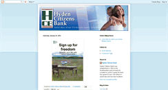 Desktop Screenshot of hydencitizensbank.blogspot.com