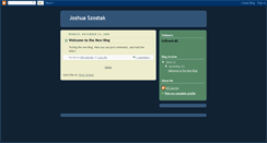 Desktop Screenshot of joshuaszostak.blogspot.com