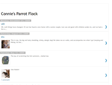 Tablet Screenshot of conniesparrots.blogspot.com