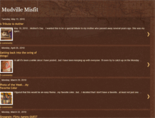 Tablet Screenshot of mudvillemisfit.blogspot.com