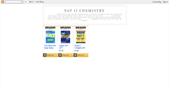 Desktop Screenshot of chemistrysat.blogspot.com