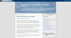 Desktop Screenshot of pennsylvaniafamiliesagainstrestraint.blogspot.com