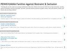 Tablet Screenshot of pennsylvaniafamiliesagainstrestraint.blogspot.com
