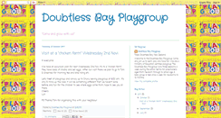 Desktop Screenshot of doubtlessbayplaygroup.blogspot.com