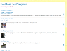 Tablet Screenshot of doubtlessbayplaygroup.blogspot.com