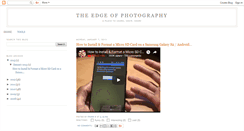 Desktop Screenshot of edgeofphotography.blogspot.com
