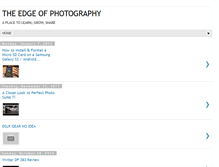 Tablet Screenshot of edgeofphotography.blogspot.com