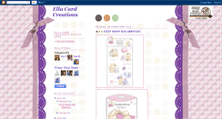 Desktop Screenshot of ellacardcreations.blogspot.com