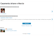 Tablet Screenshot of casamentoarianemarcio.blogspot.com