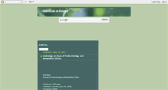 Desktop Screenshot of medical-e-books.blogspot.com