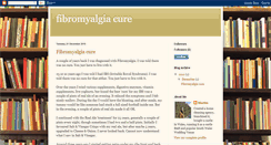 Desktop Screenshot of fibromyalgiacure.blogspot.com