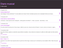 Tablet Screenshot of diariomusical.blogspot.com