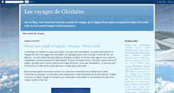 Desktop Screenshot of lesvoyagesdeghislaine.blogspot.com