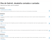 Tablet Screenshot of diasdegabriel.blogspot.com