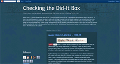 Desktop Screenshot of checkthediditbox.blogspot.com