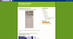 Desktop Screenshot of europeanjewelry.blogspot.com