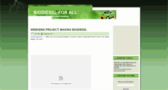 Desktop Screenshot of bio-diesel-for-all.blogspot.com