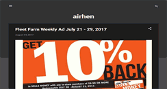 Desktop Screenshot of airhen.blogspot.com