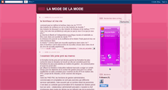 Desktop Screenshot of lamodedelamode.blogspot.com