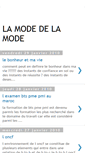 Mobile Screenshot of lamodedelamode.blogspot.com