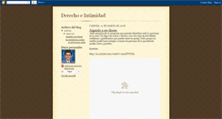 Desktop Screenshot of intimidadyderecho.blogspot.com