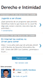 Mobile Screenshot of intimidadyderecho.blogspot.com