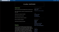 Desktop Screenshot of clarahurtado.blogspot.com