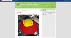 Desktop Screenshot of circlelordspirothingy.blogspot.com