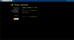 Desktop Screenshot of finalfantasy.blogspot.com