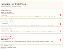 Tablet Screenshot of crowdingthebooktruck.blogspot.com