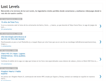 Tablet Screenshot of lost-levels.blogspot.com
