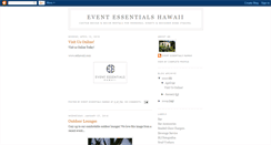 Desktop Screenshot of eventessentialshawaii.blogspot.com