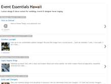 Tablet Screenshot of eventessentialshawaii.blogspot.com